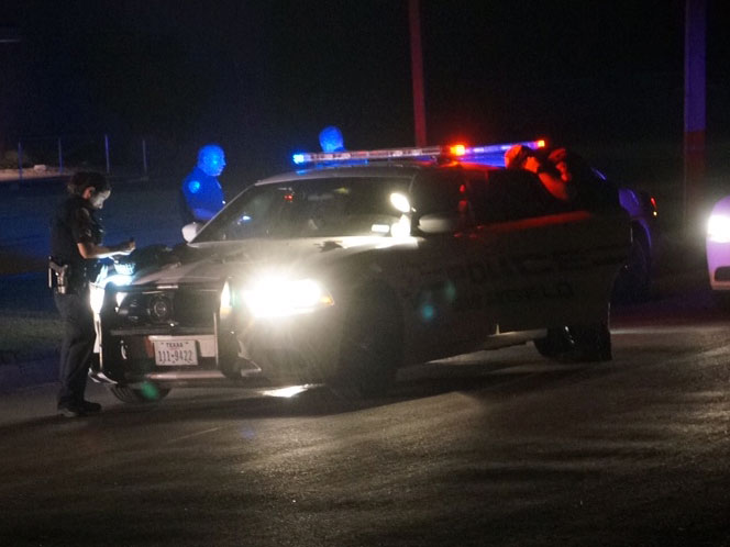 San Angelo police at night (LIVE! Photo/John Basquez)