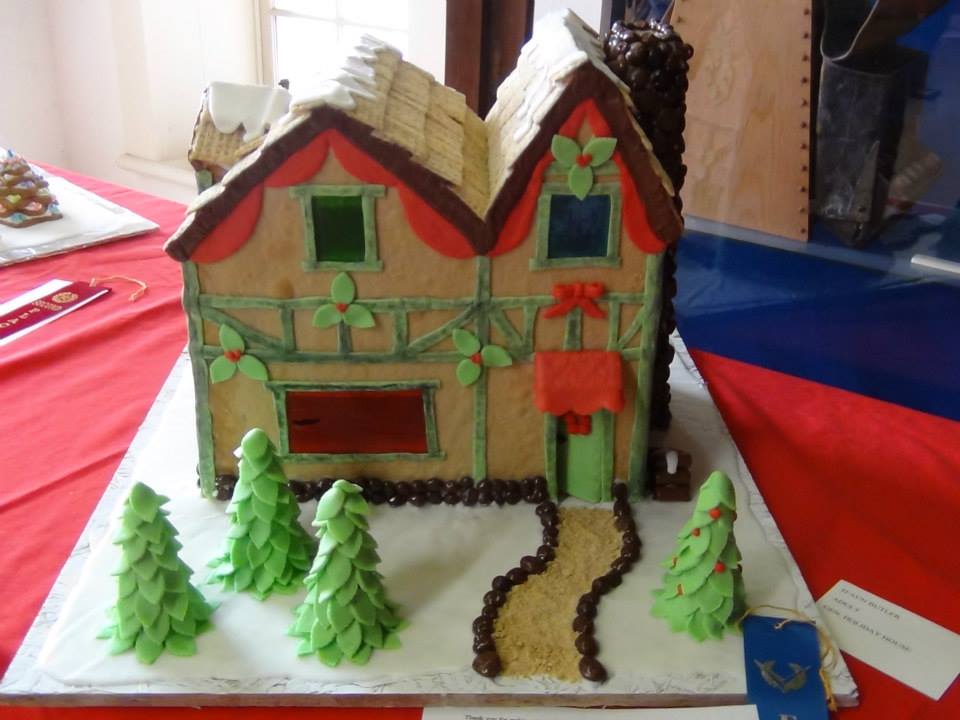 Reagan Hyde won this year's gingerbread house contest at Christmas at Old Fort Concho. (LIVE! Photo by Cheyenne Benson)