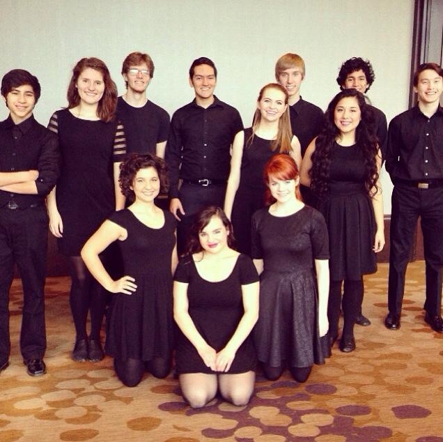 Group Musical Competitors from Central High School who placed first in Group Musicals at State Thespian Festival on Saturday (Photo Courtesy of Laura Smith)