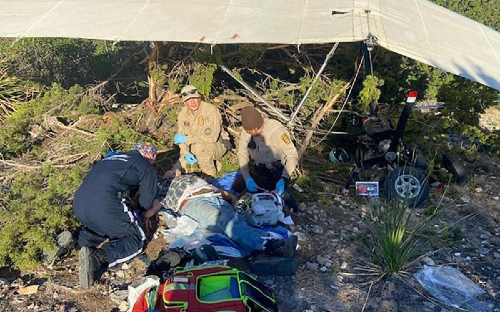 Border Patrol Agents Rescue Pilot.  (Contributed/CBP)