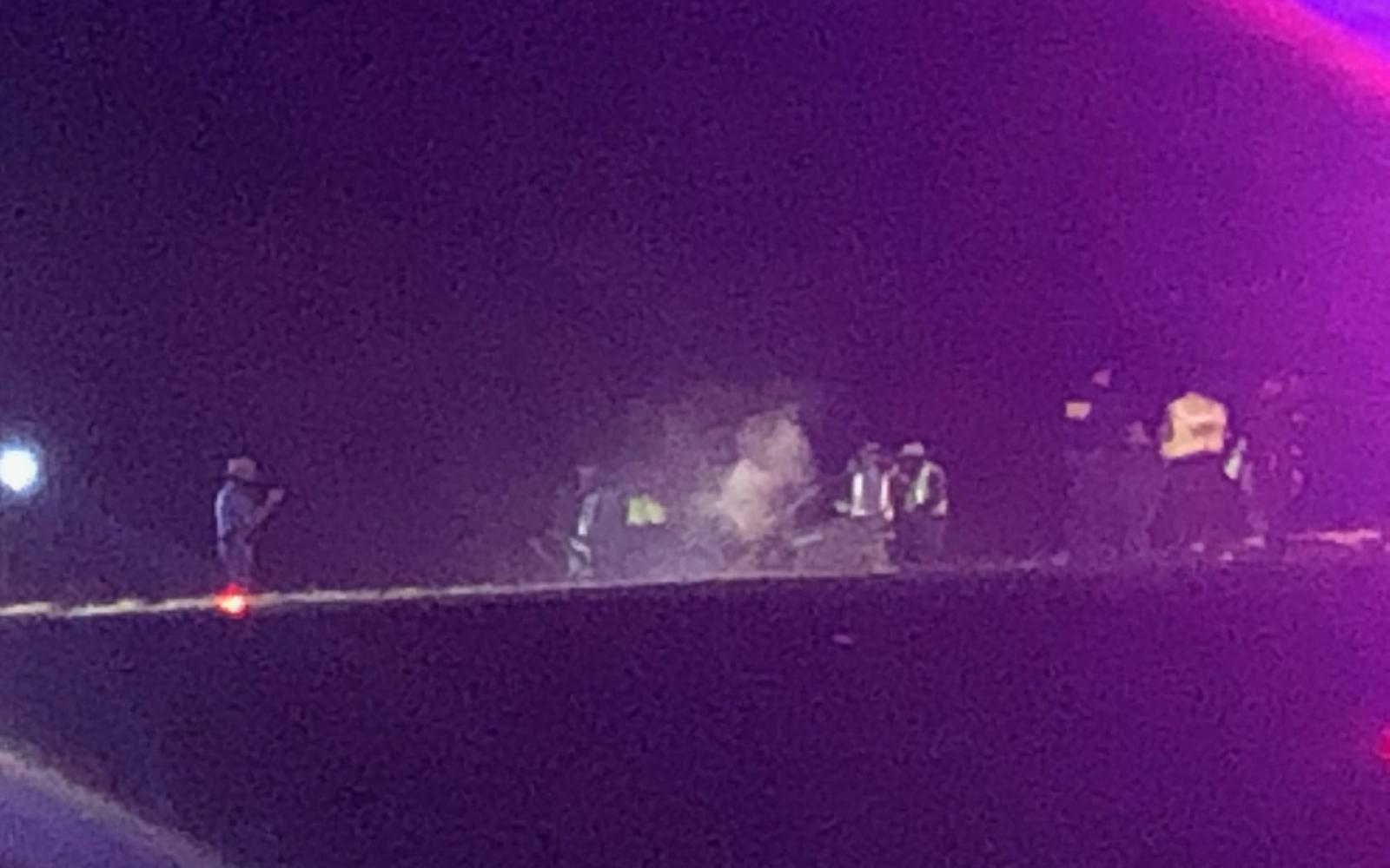 2 vehicle fiery crash on US 277 N on Jan. 7, 2021