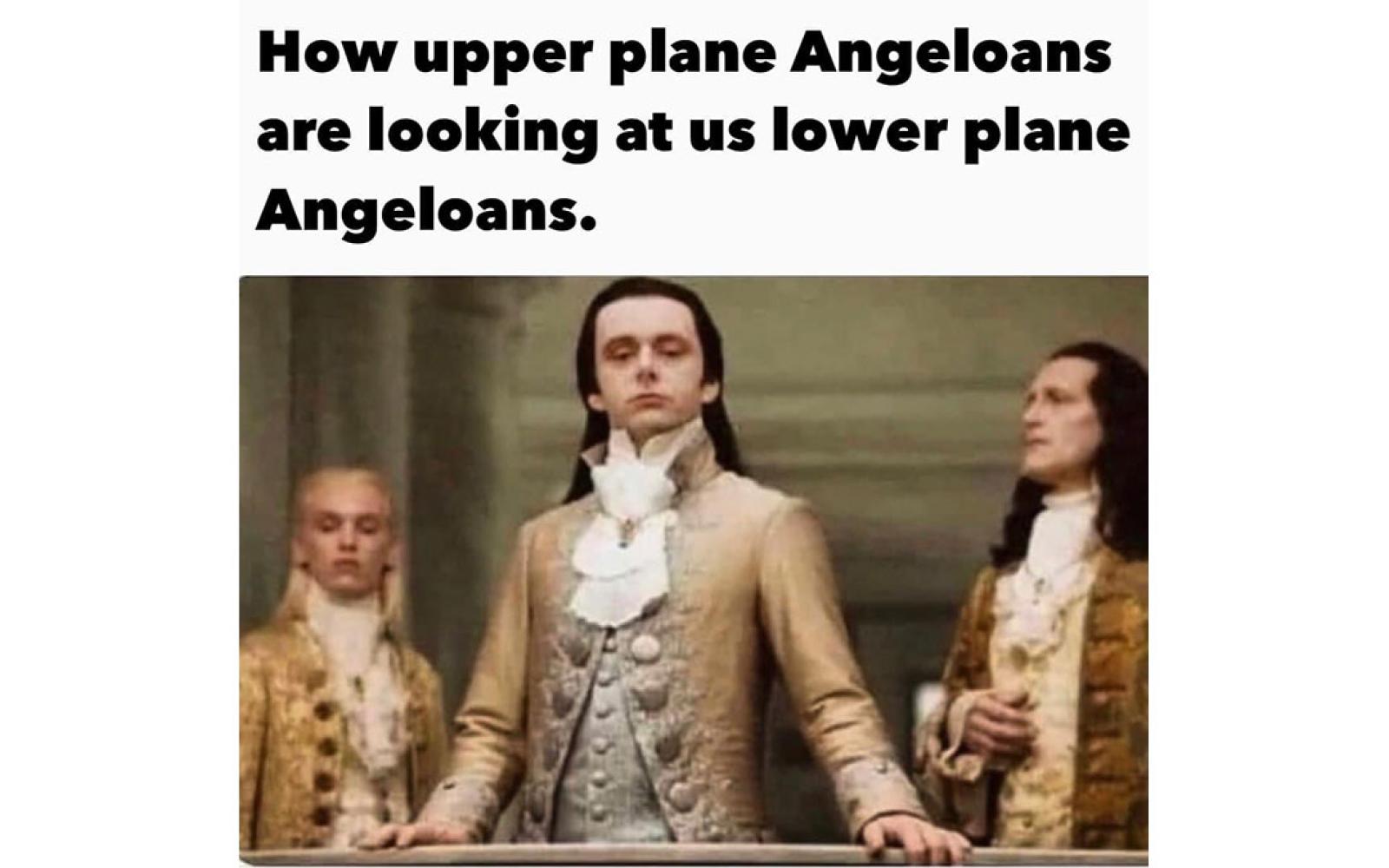 Jokes erupted on social media about the "Upper Plane" people vs. the "Lower Plane" people. Here's a meme:
