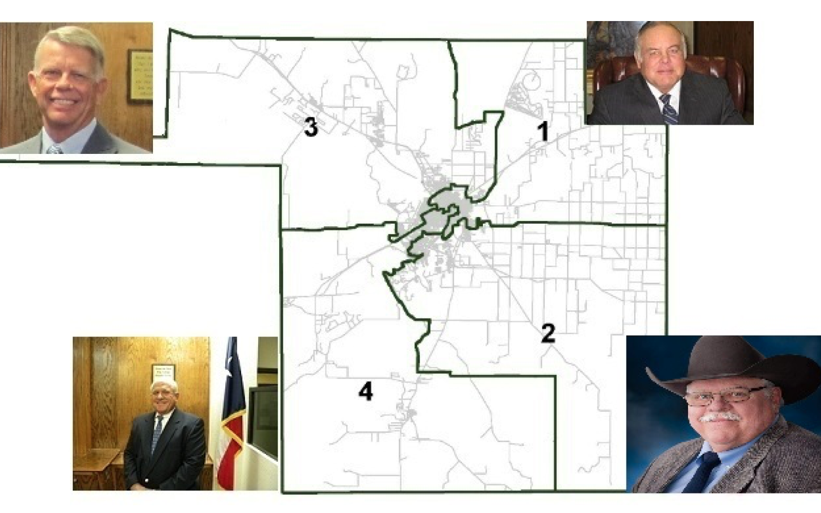 County Commissioners Map