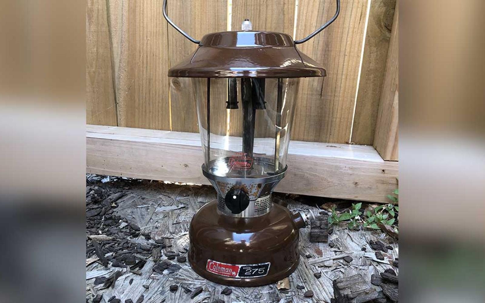 Coleman Model 275 Lantern, affectionally called 'The Turd' by lantern collectors.