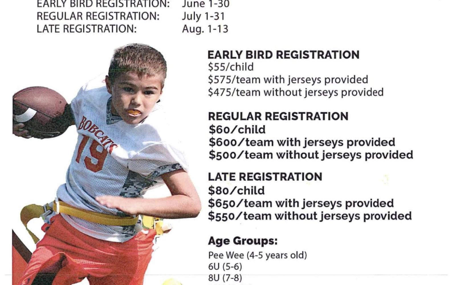 Youth Flag Football at Texas Bank Sports Complex