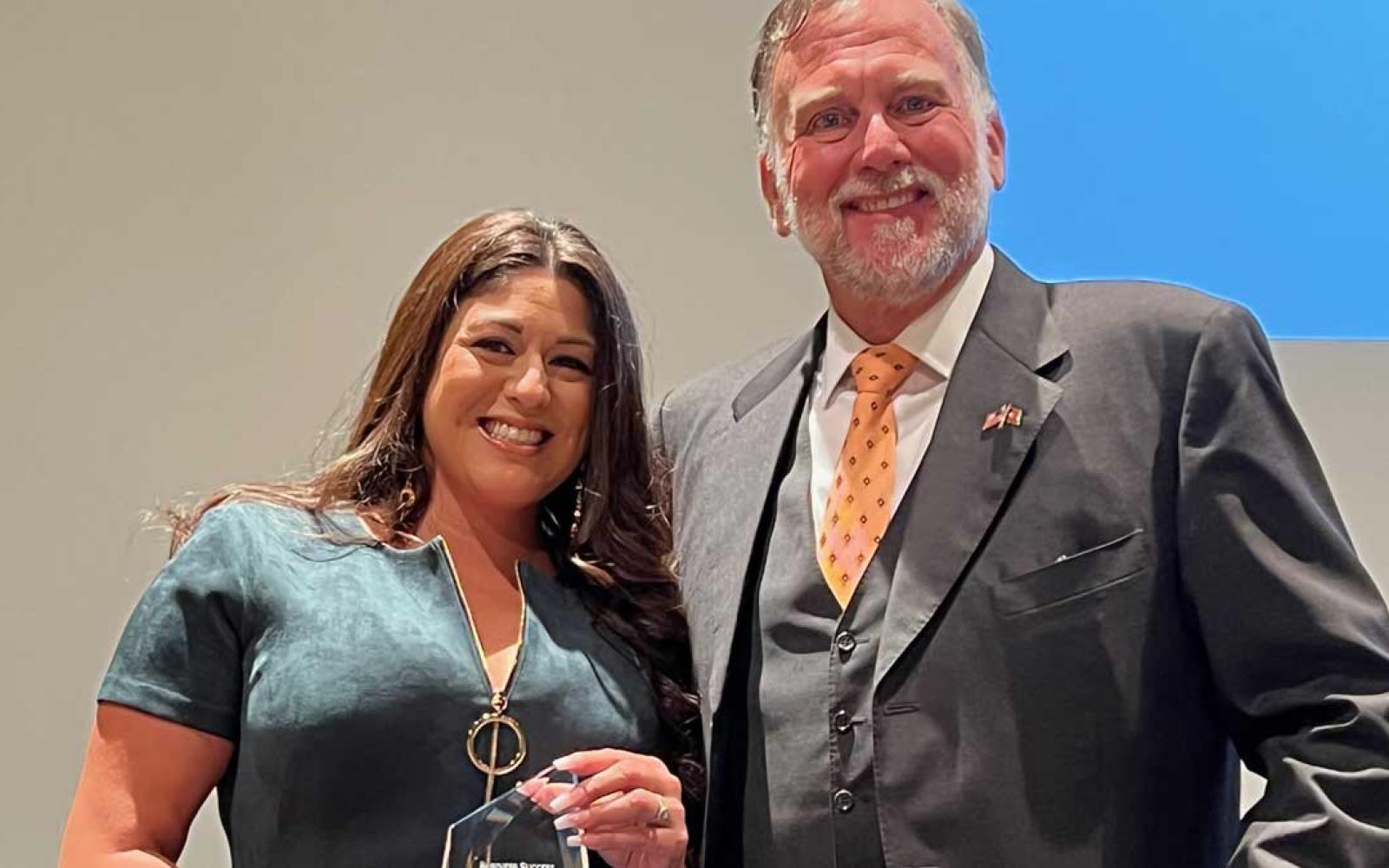 2021 Business Success Award — Reynas Tacos (award accepted by co-owner Leslie Reyna)