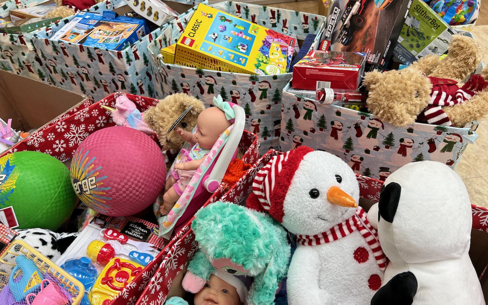 Hundreds of toys were donated over the past 3 months for this year's 19th annual Posada held on Dec. 10, 2021