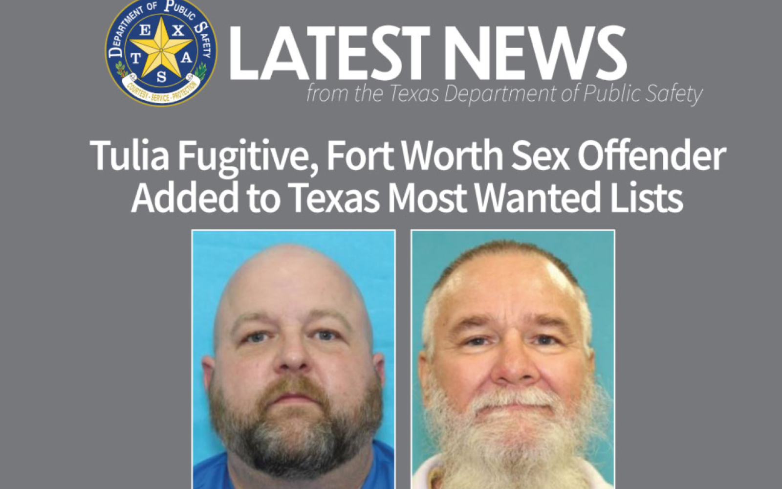 Fugitives James Bishop & Phillip Ward (Contributed/DPS)