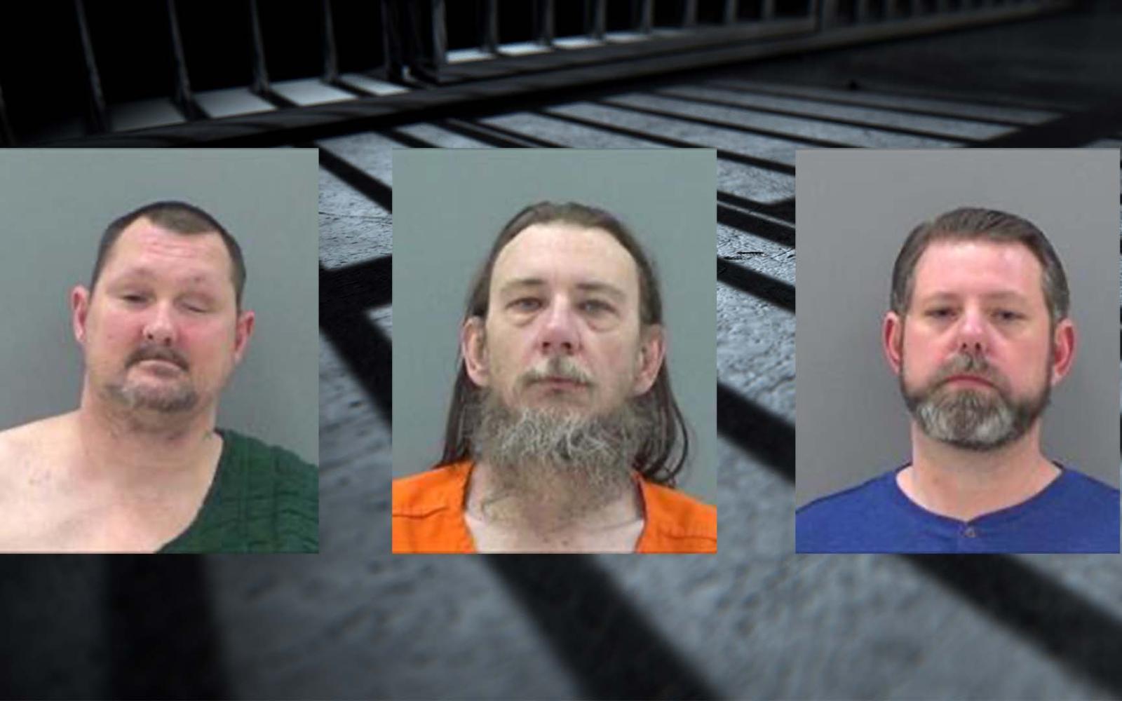 Brandon Biggs (L) Eric Kolster (M) Gregory Tatro (R)