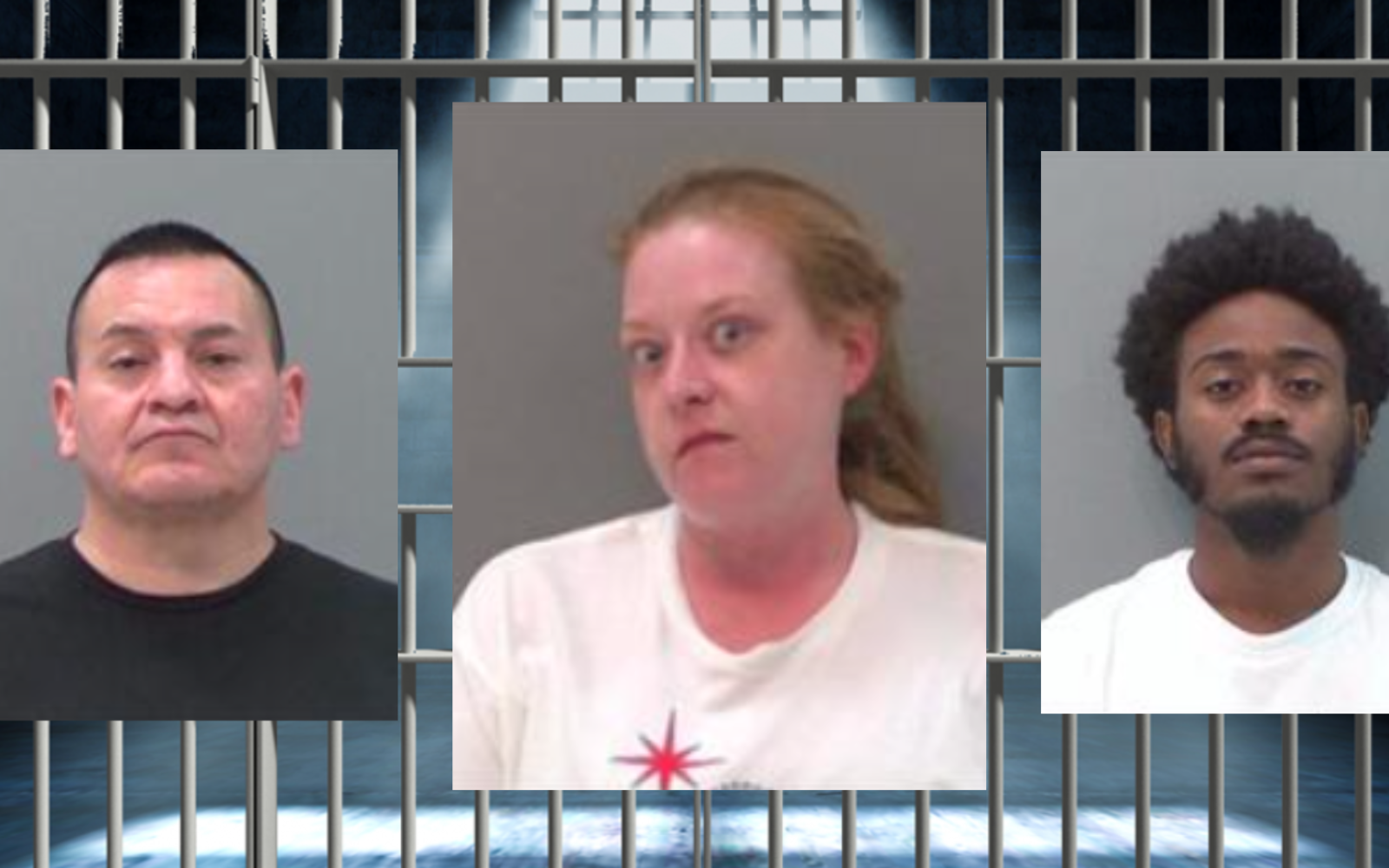 Robert Bermea (L) Elizabeth Norton (M) Kennedy Davis (R)