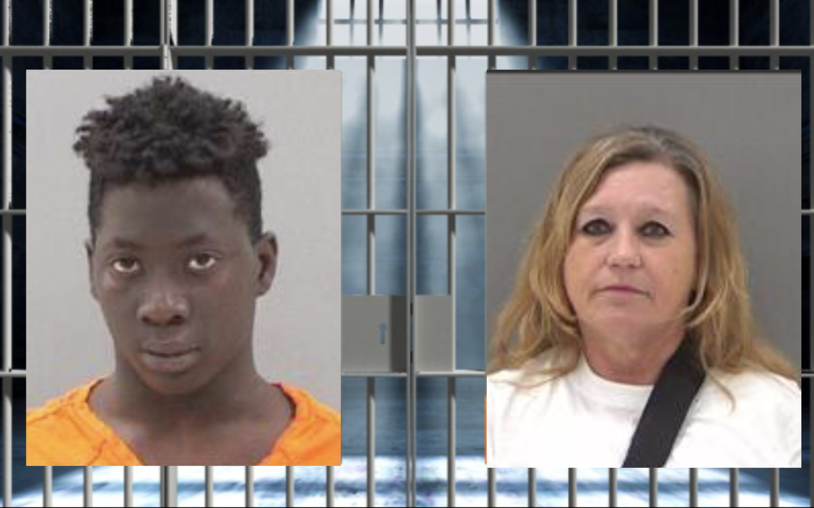 Keelan Jones (L) Debbie Adkins (R)