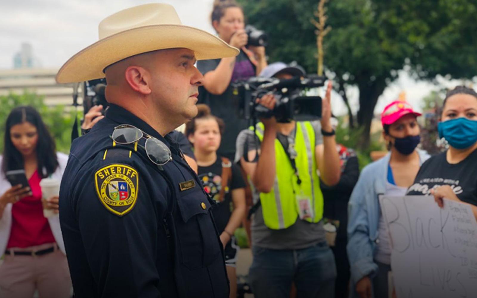 Bexar County Sheriff Javier Salazar's campaign photo