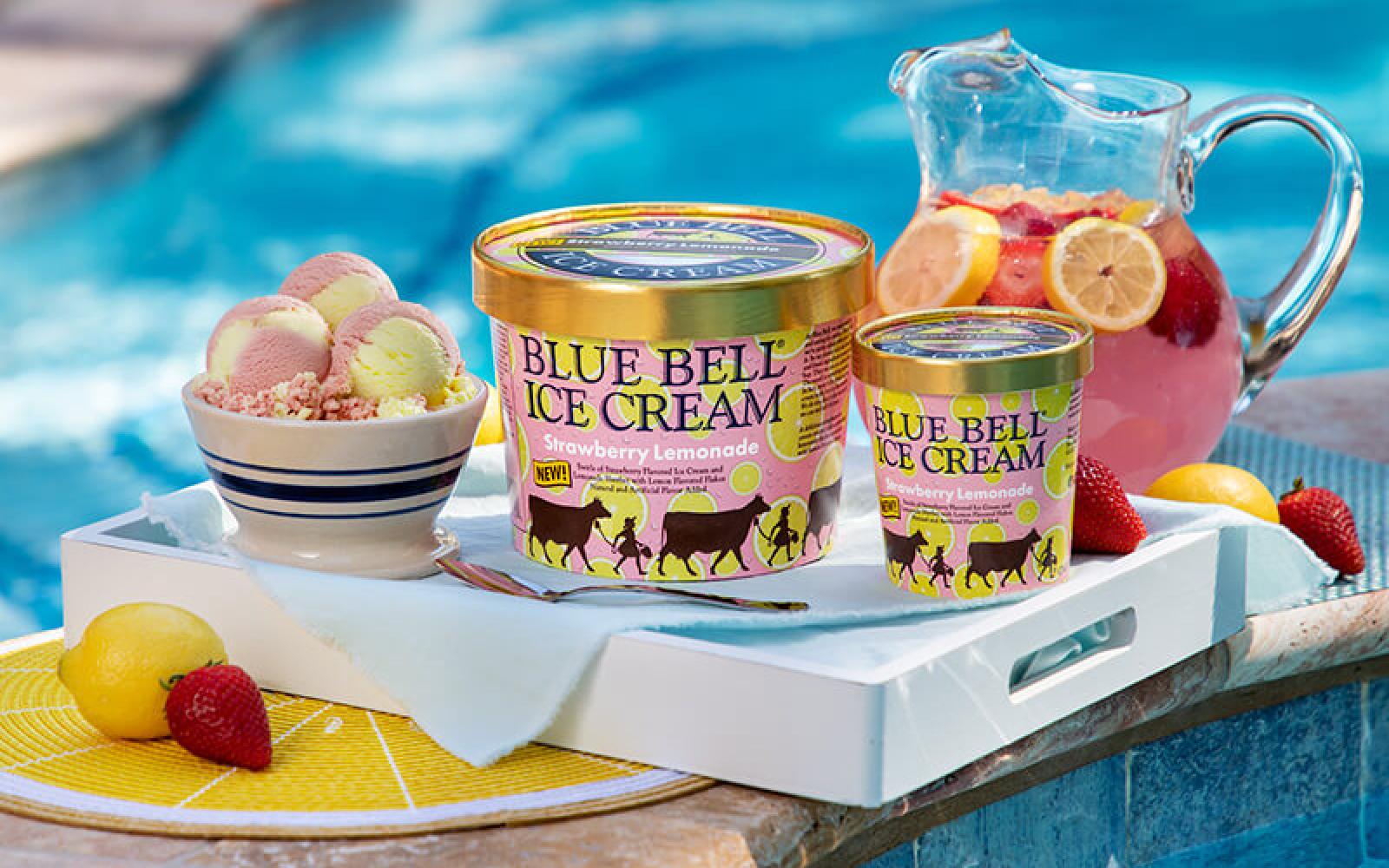 Blue Bell's Limited Batch of Strawberry Lemonade Ice Cream Available Soon in Stores