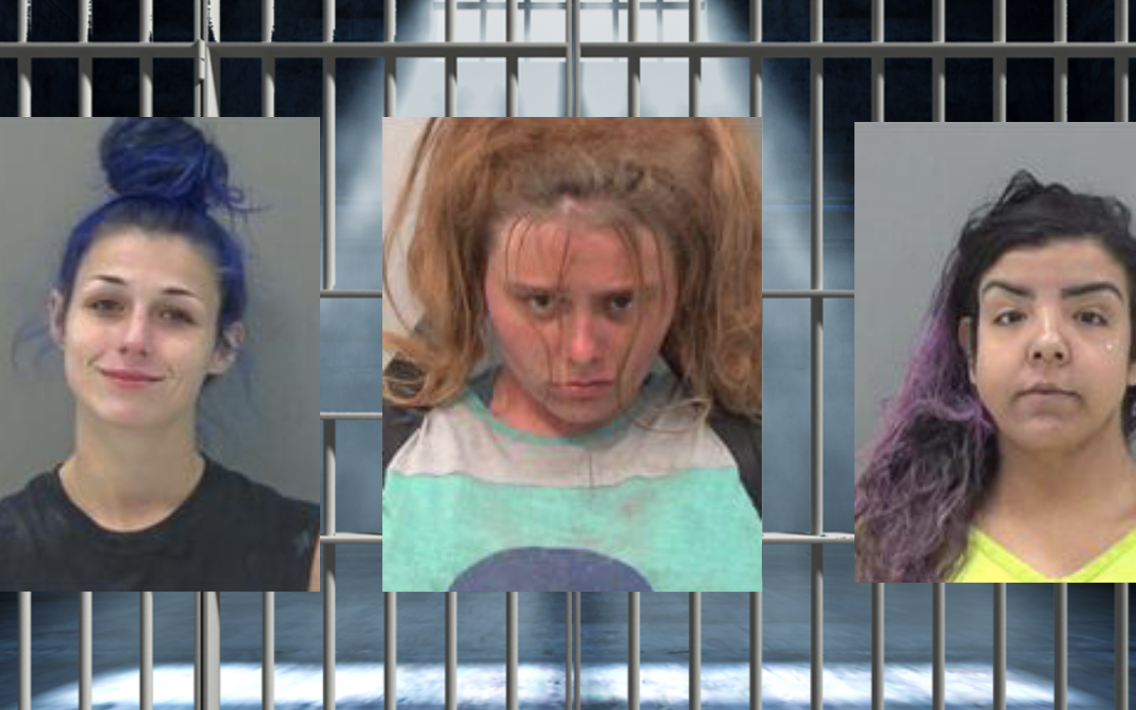 Tabitha Hutson (L) Destini Casey (M) Arriele Ramirez (R)