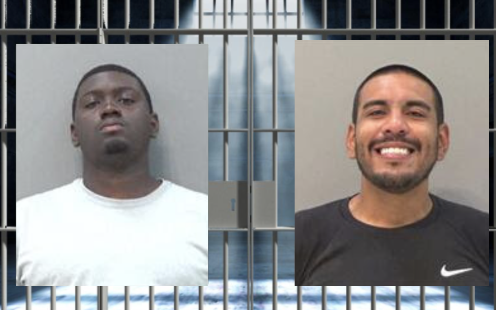 Mychal Harrell (L) Adrian Robles (R)