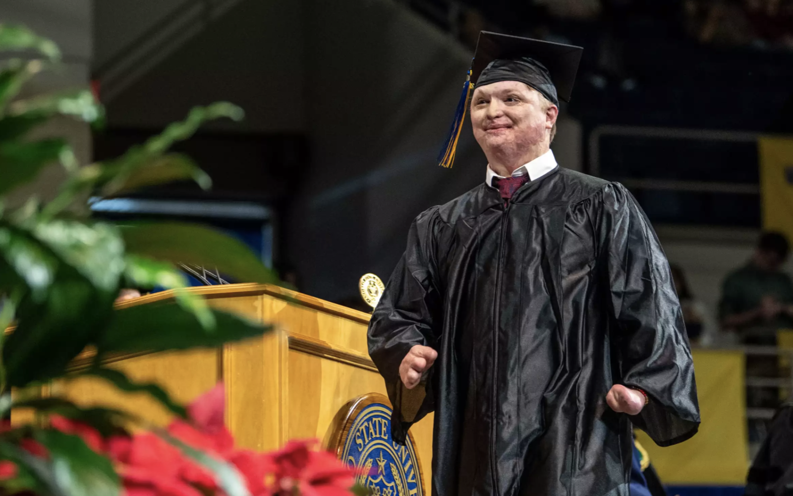 Zach Sutterfield graduated on Saturday, Dec. 10, 2022, with his Bachelor of Arts in English degree.