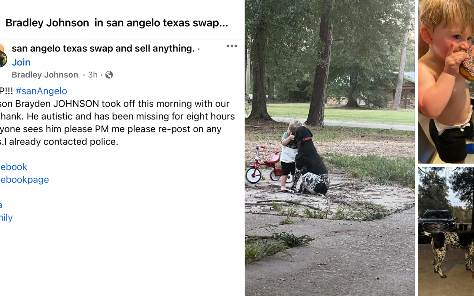 Bradley Johnson Fake Post