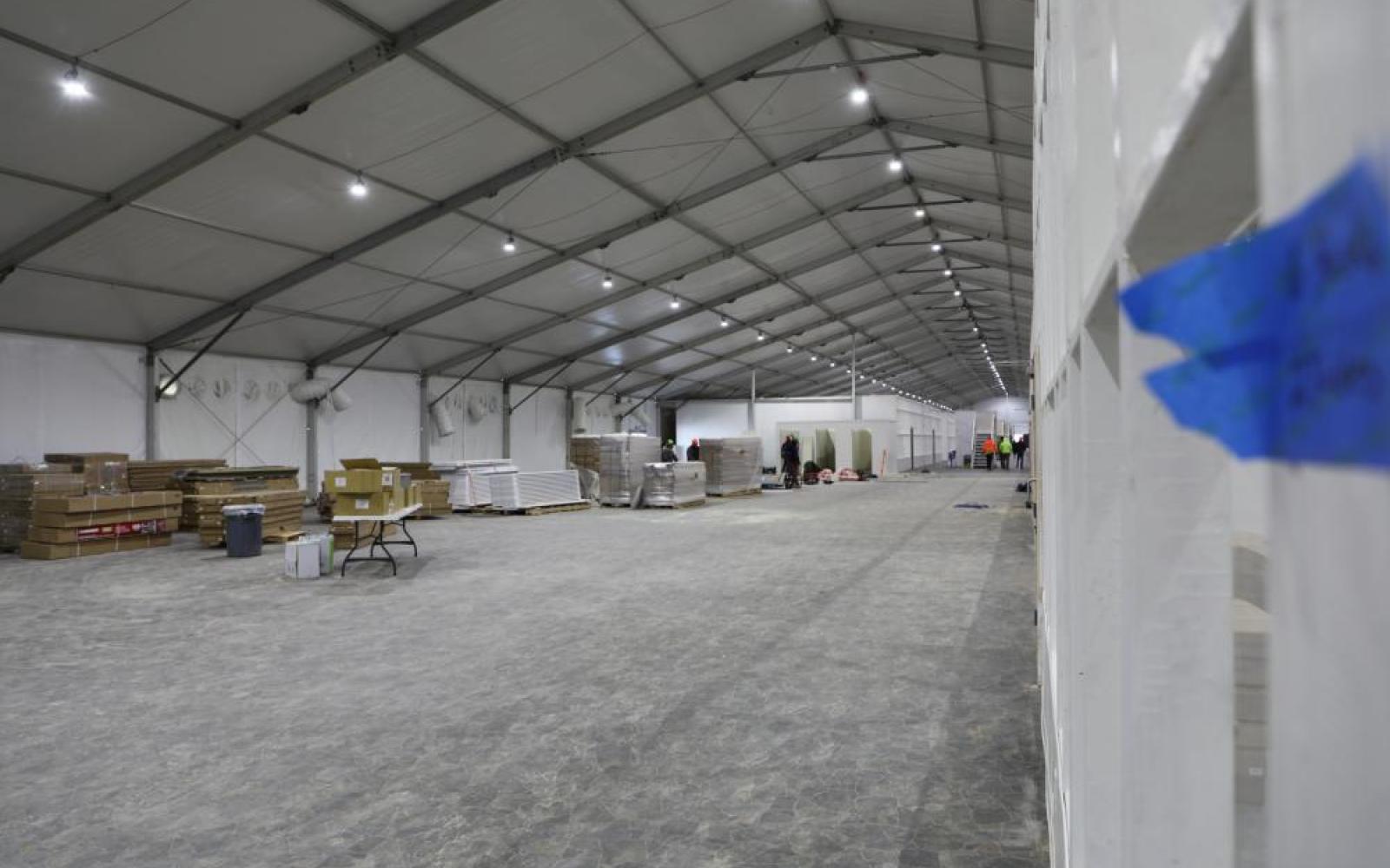 Temporary Illegal Migrant Processing Facility El Paso (Courtesy/CBP)