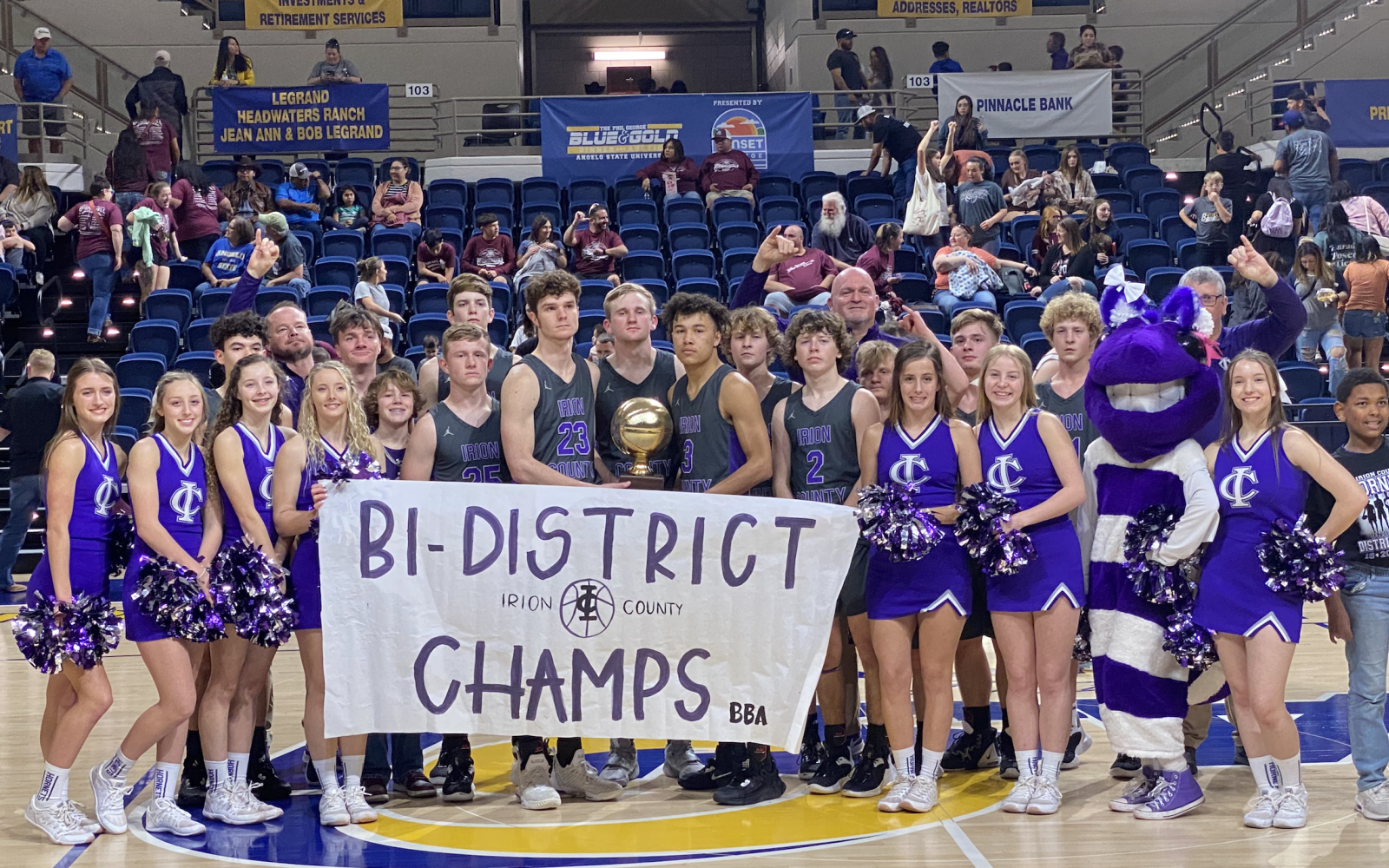 Bi-District Champion Irion County Hornets win big over the Paint Rock Indians