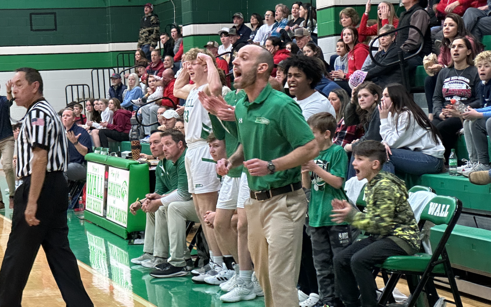 Wall's Head Coach Travis Dawson