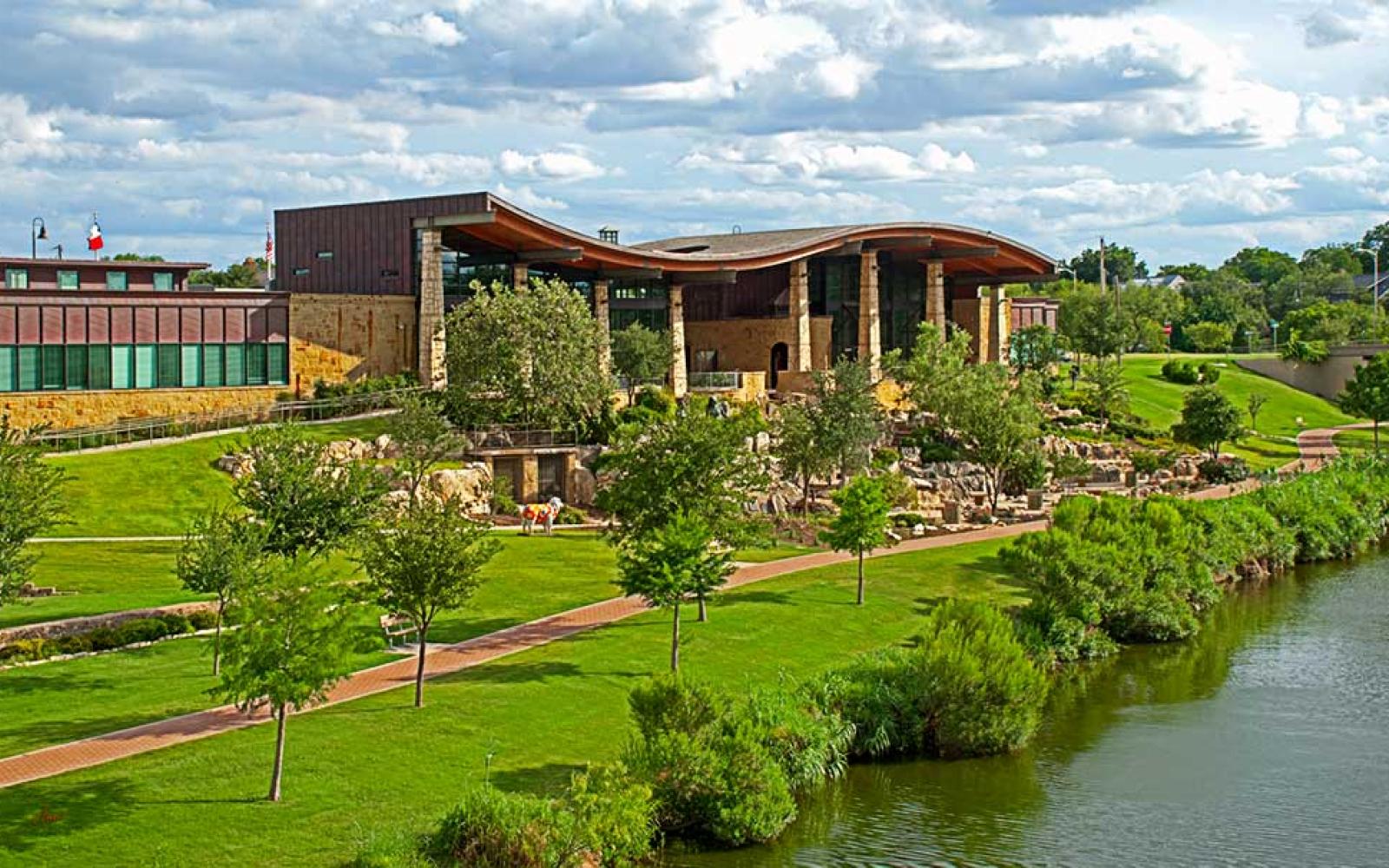 The Visitors Center on the Concho River.
