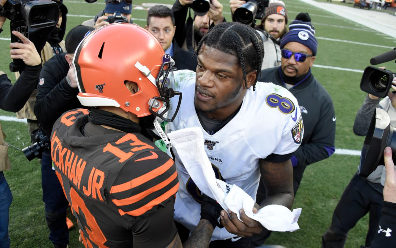 Odell Beckham Jr. and Lamar Jackson