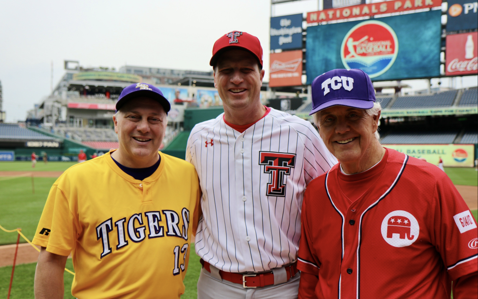 Rep. August Pfluger with Roger Williams and Steve Scalise