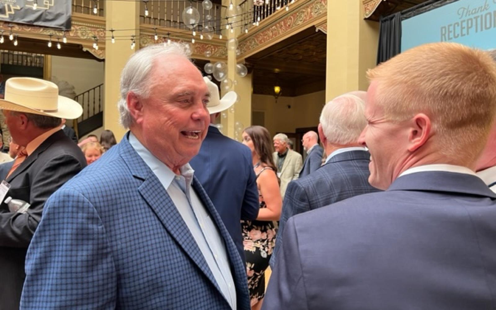 Drew Darby & Judge Lane Carter at 23 WTLS (LIVE! Photo/Yantis Green)