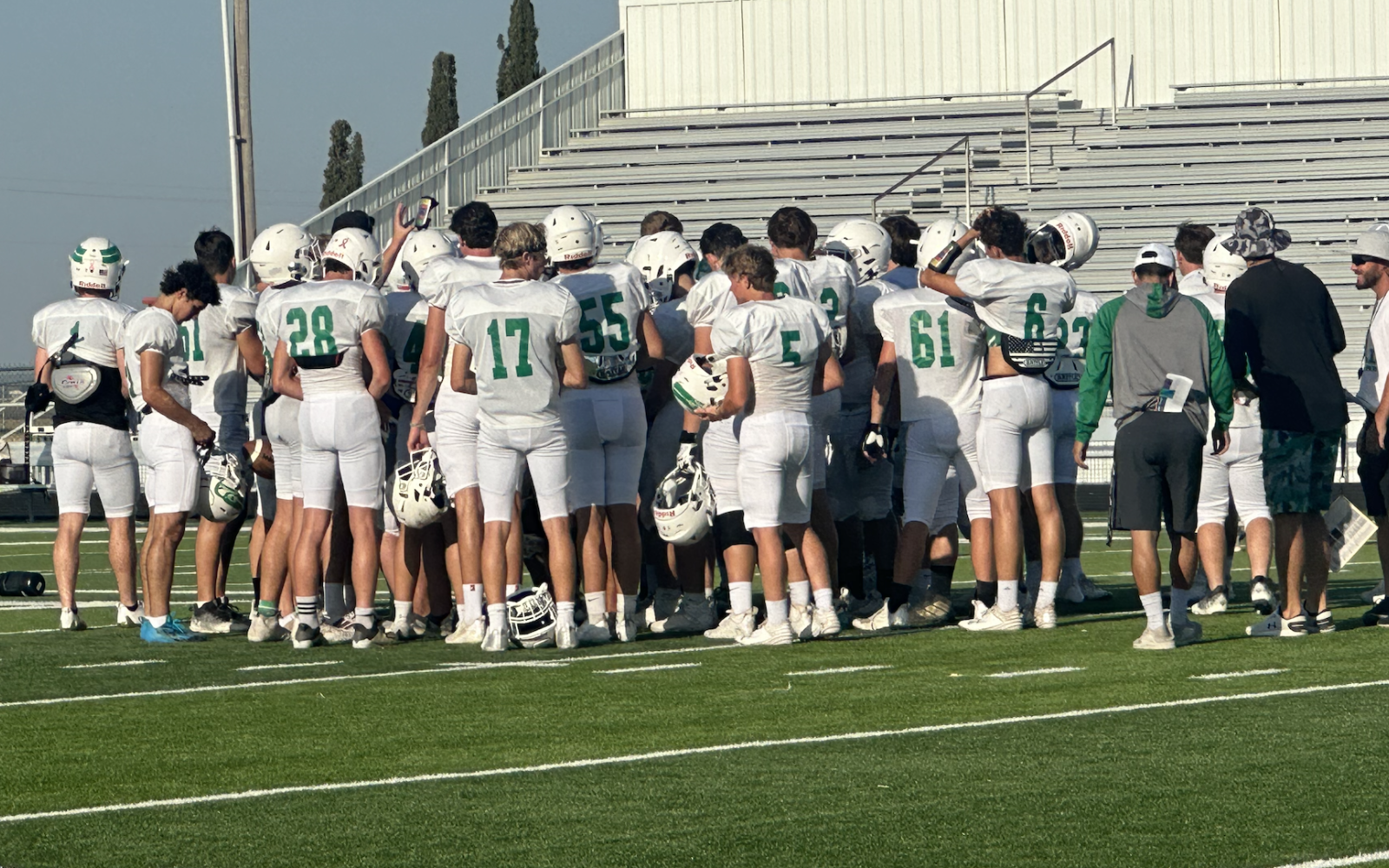Wall Hawks at Practice 2023