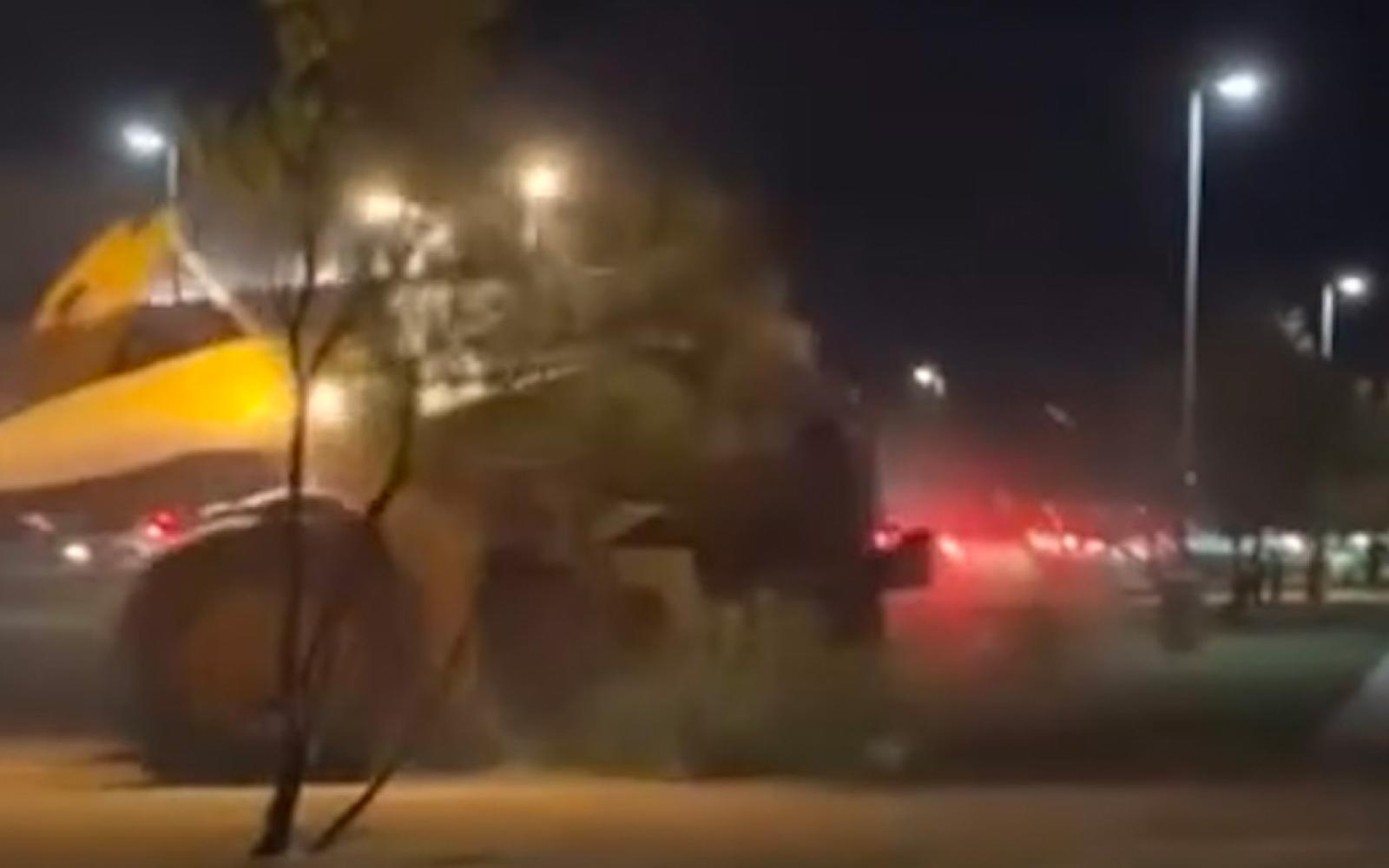 Stolen Frontend Loader Stopped With a Hail of Gunfire