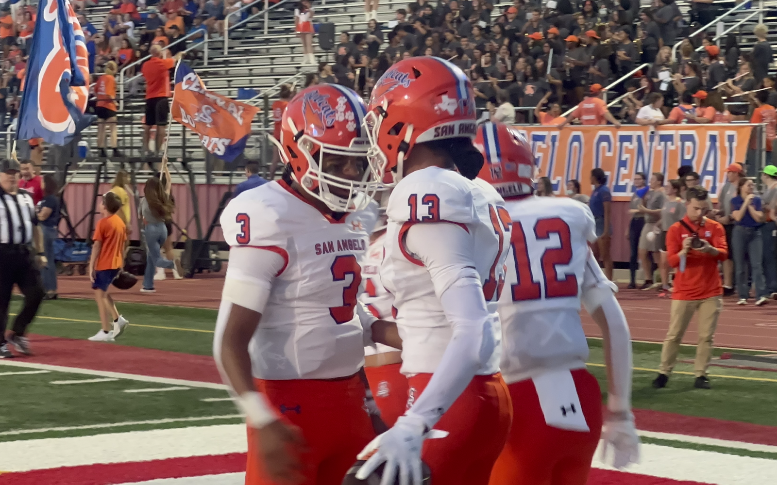 Central Bobcats Christian English, Colton Hill and Alex Lindsey