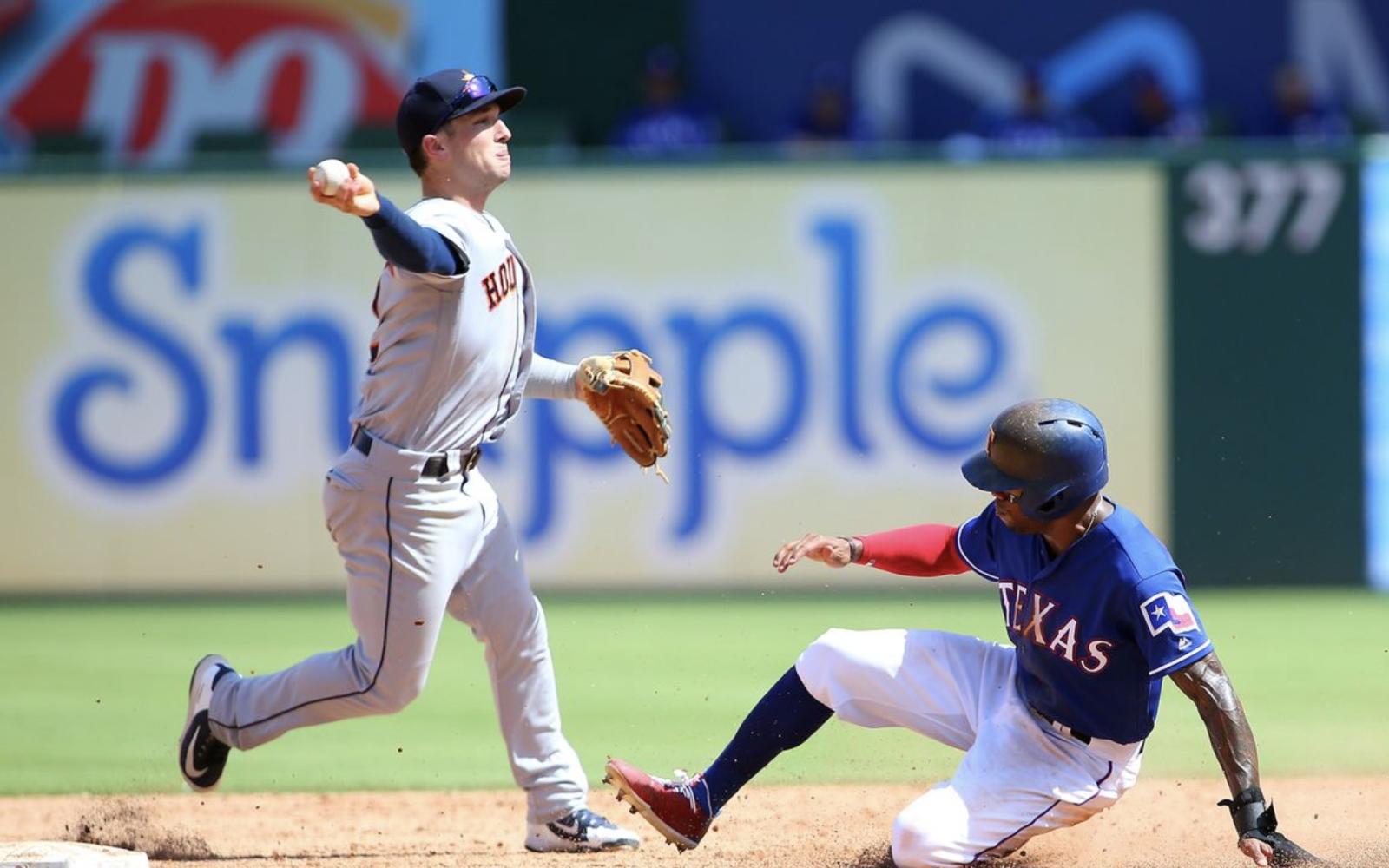 Houston Astros and Texas Rangers