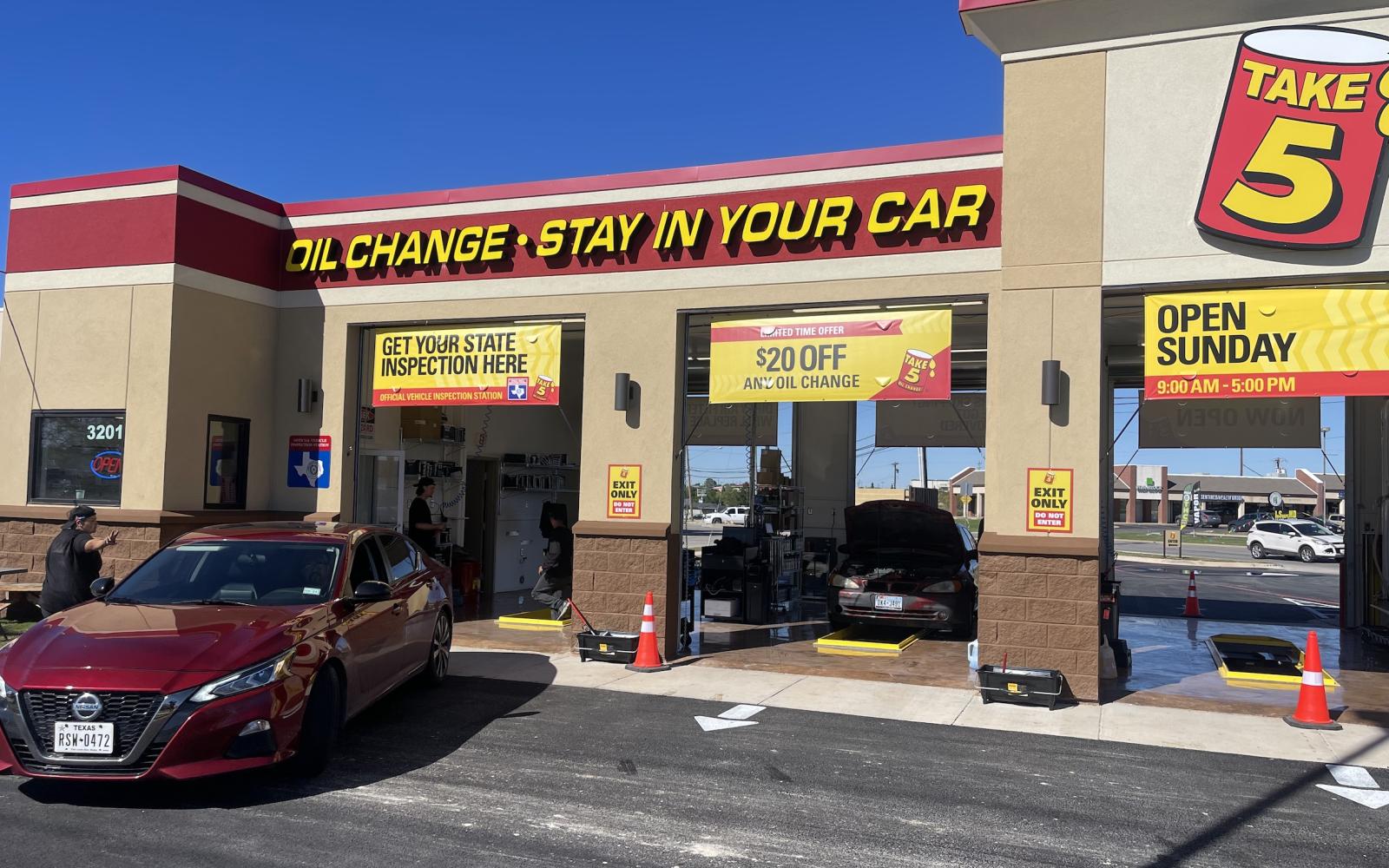 Take 5 Oil Change