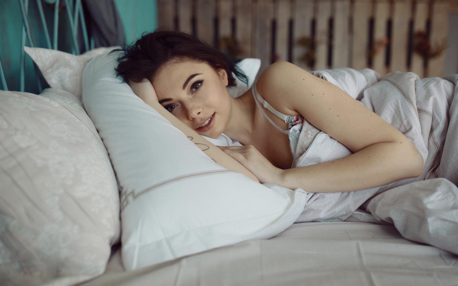 female sleeping