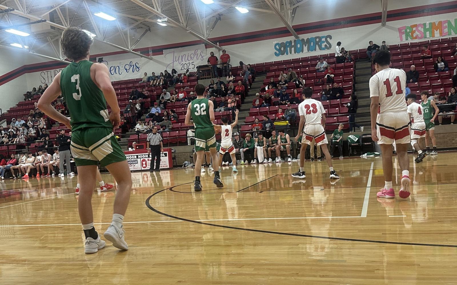 Wall Hawks in action against the Ballinger Bearcats