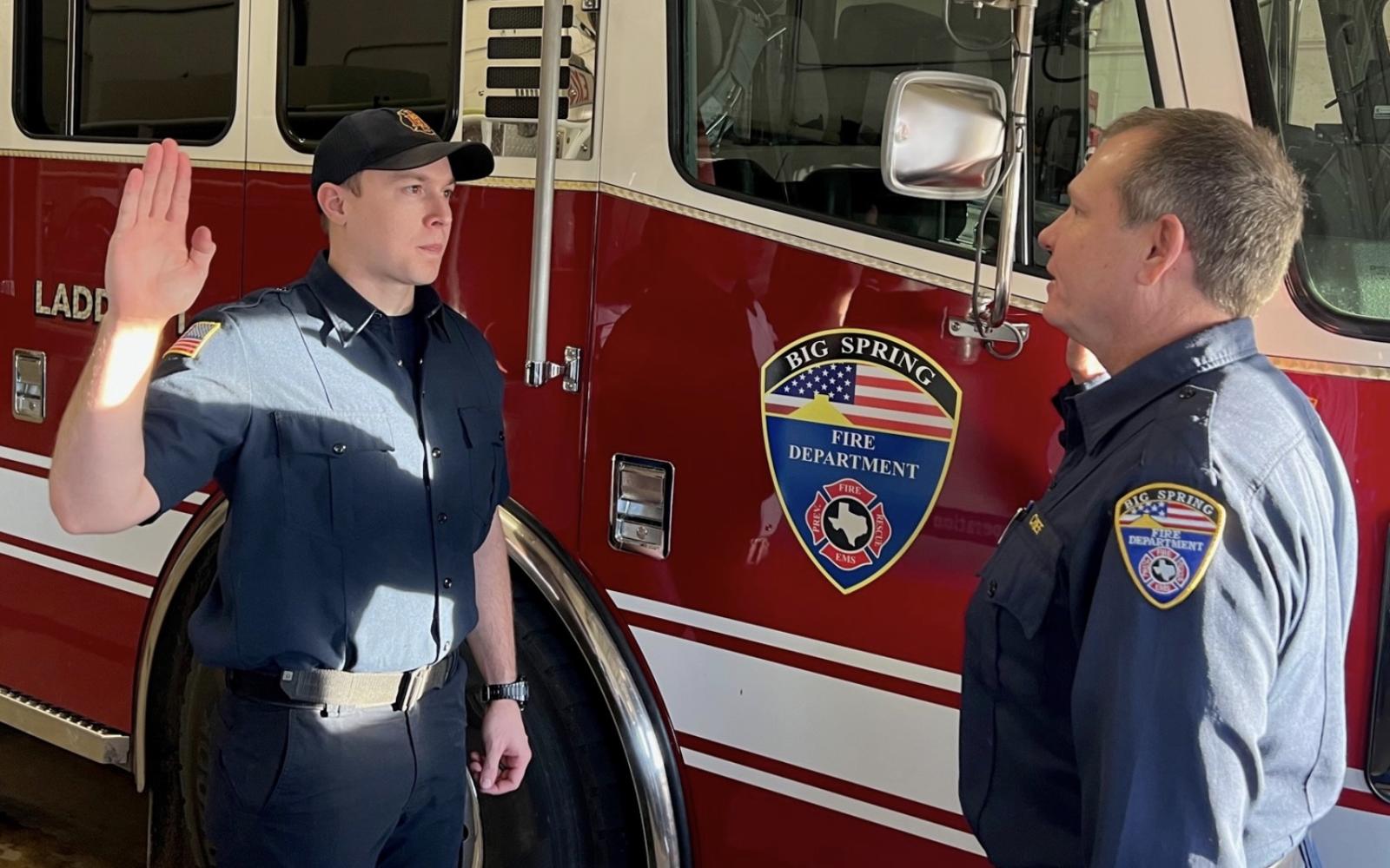 BSFD Taking Oath
