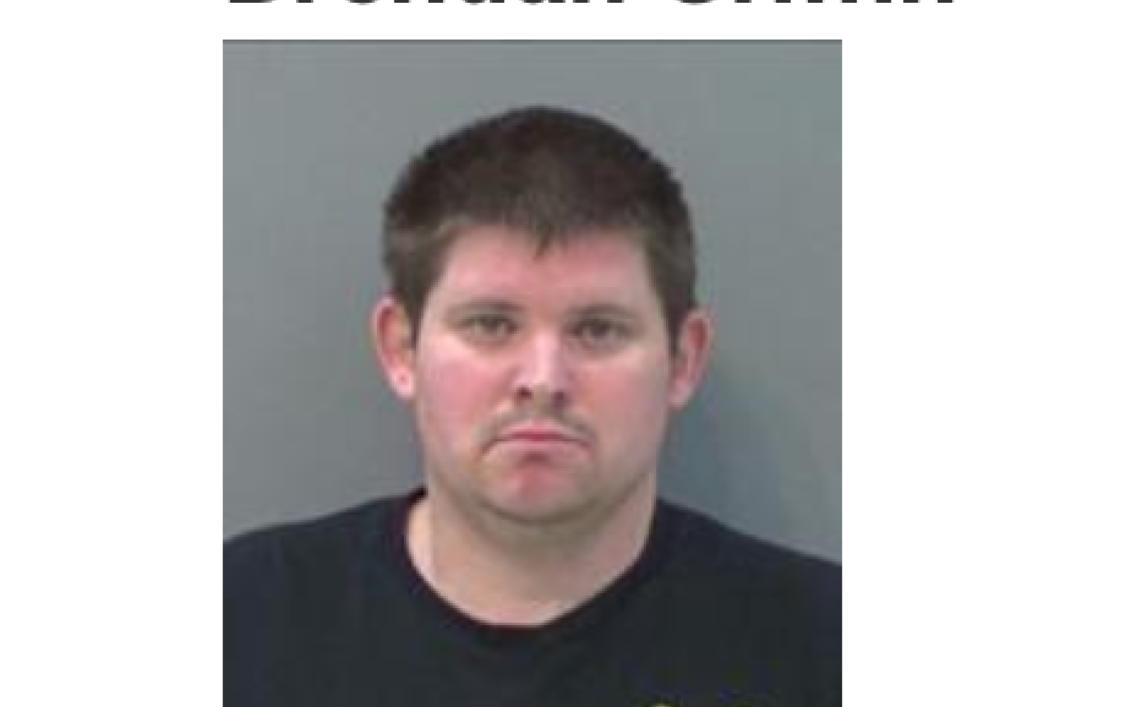 Brendan Griffin Mugshot Courtesy TGCSO