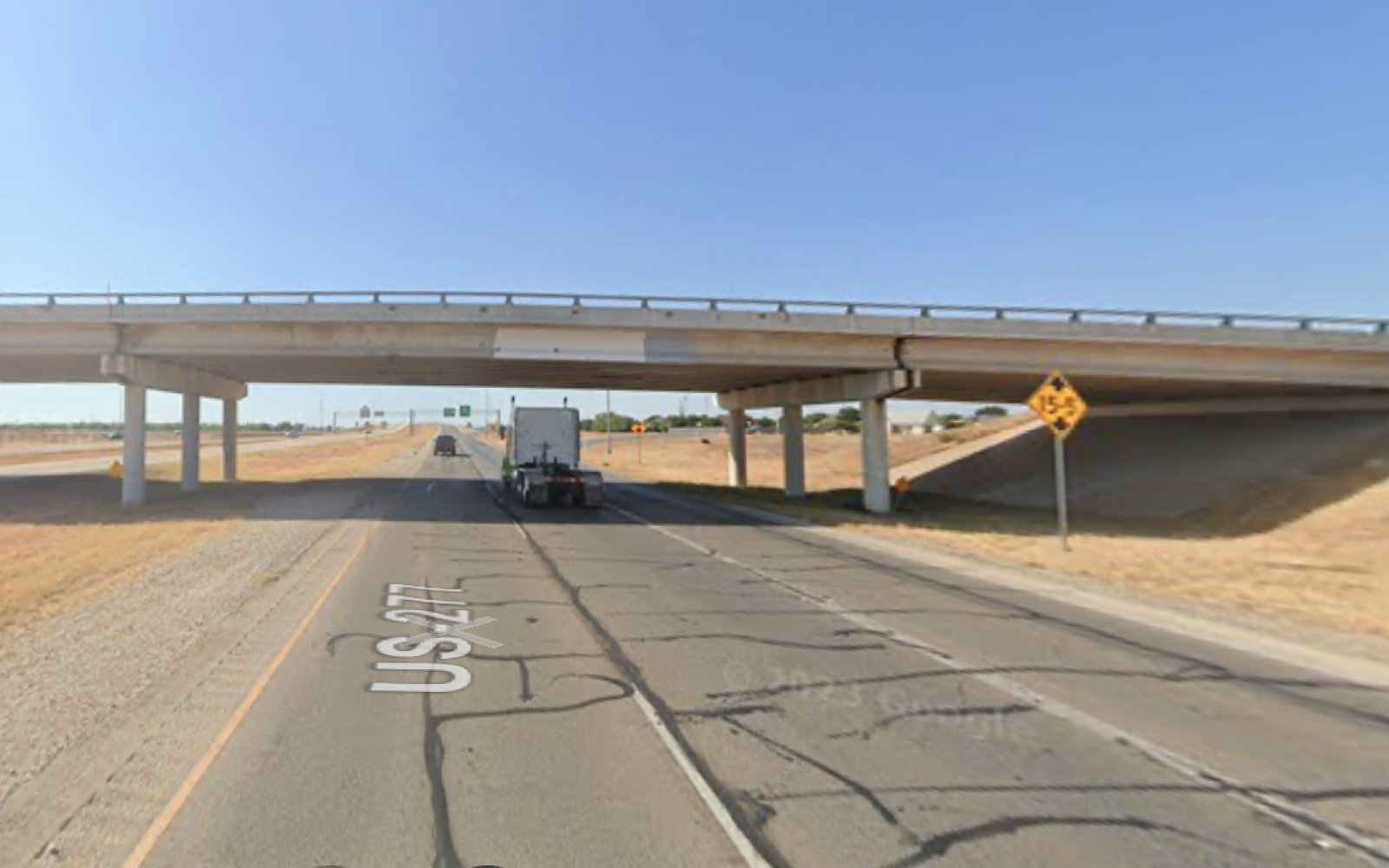 Overpass US87 S. Crossings (Courtesy Google Maps)