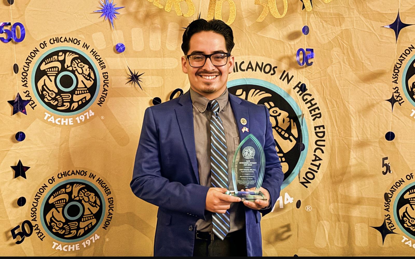 Cody Vasquez, the senior admissions officer in Angelo State University's Office of Admissions