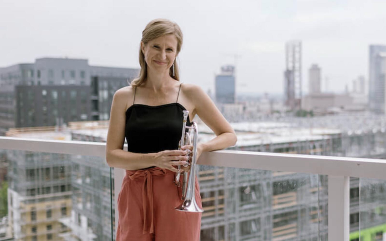 Ashley Hall-Tighe, the newest member of the world-renowned Canadian Brass