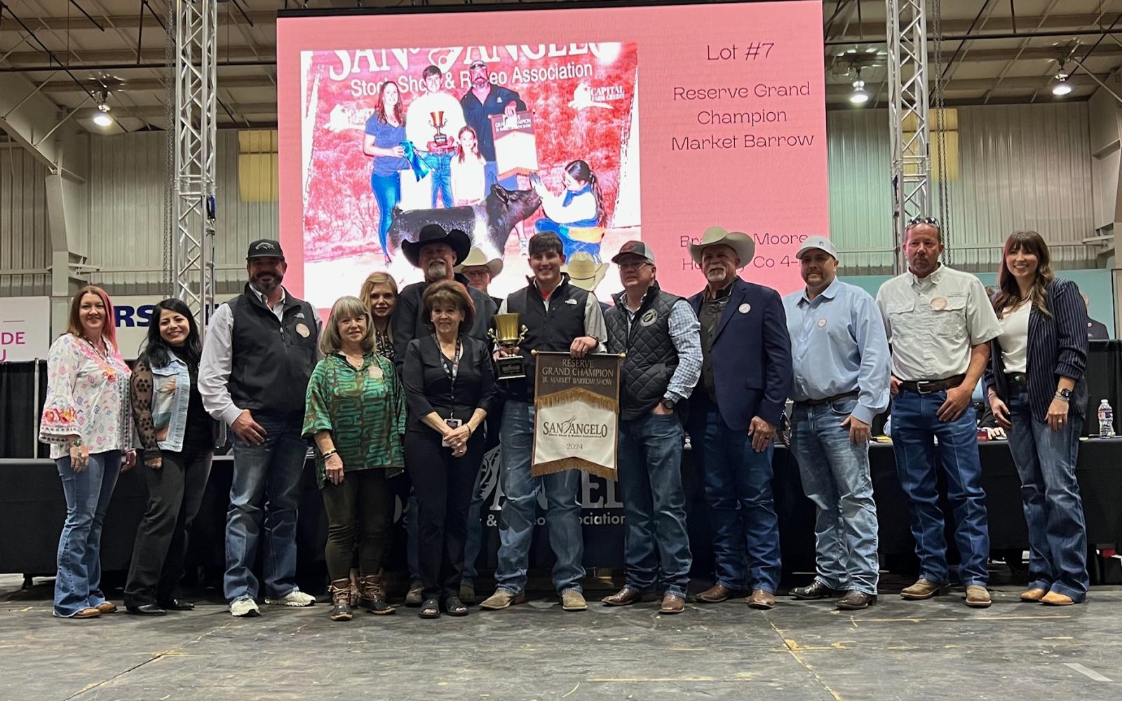 Brayden Moore, Hockley County 4-H RGC Barrow 
