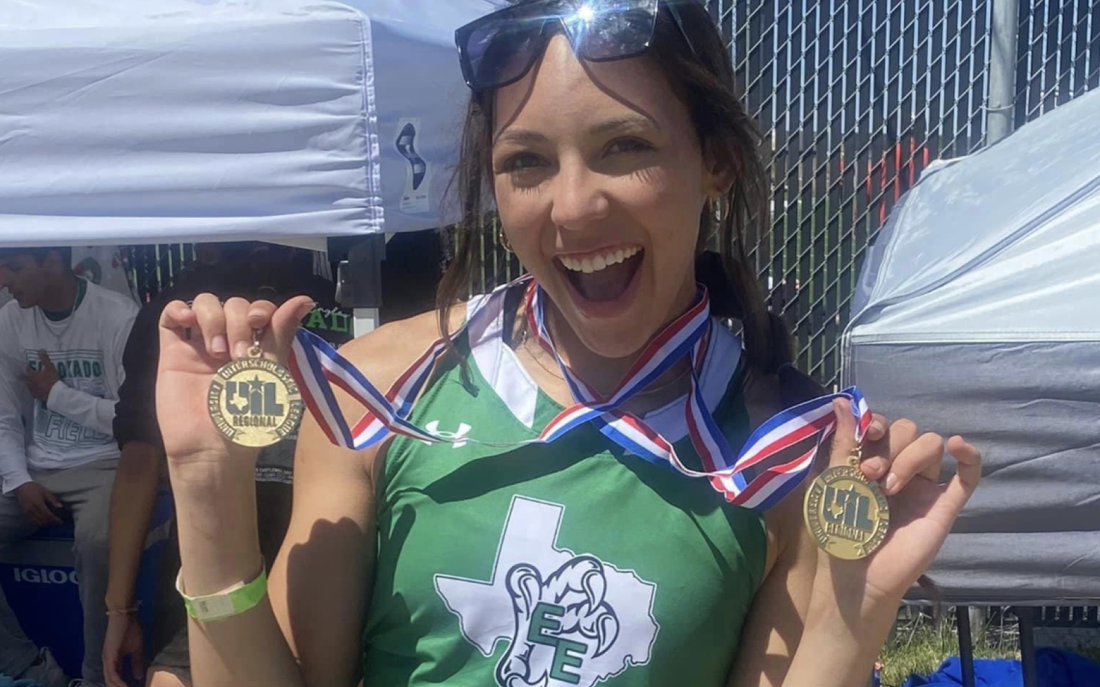 Eldorado's Logan Prater wins 1st in Long Jump and Triple Jump at the State Track Meet