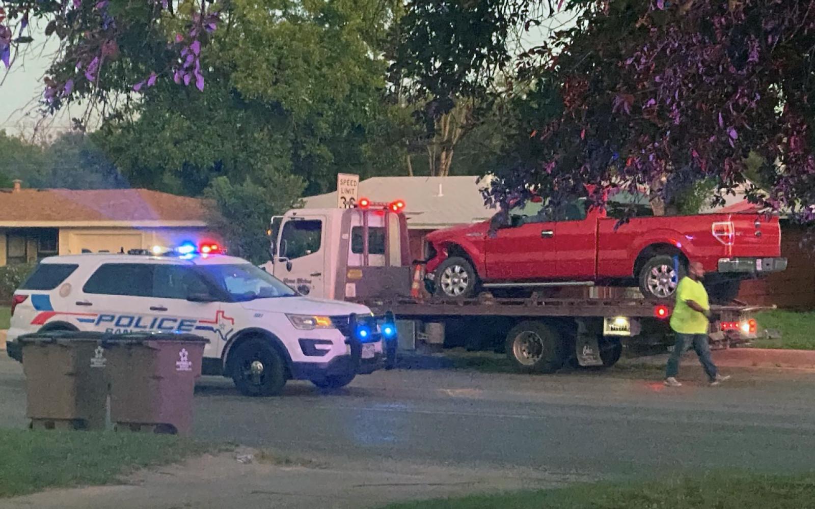Crash at Campus and W Beauregard on Sept 26, 2024.