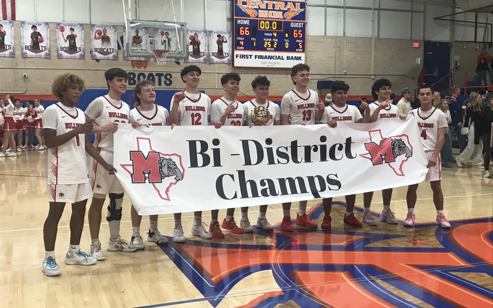 Trailing by 11 points in the fourth quarter, the Miles boys basketball team stormed back to steal a win over Christoval in the opening round of the playoffs Tuesday, Feb 18, 2025.