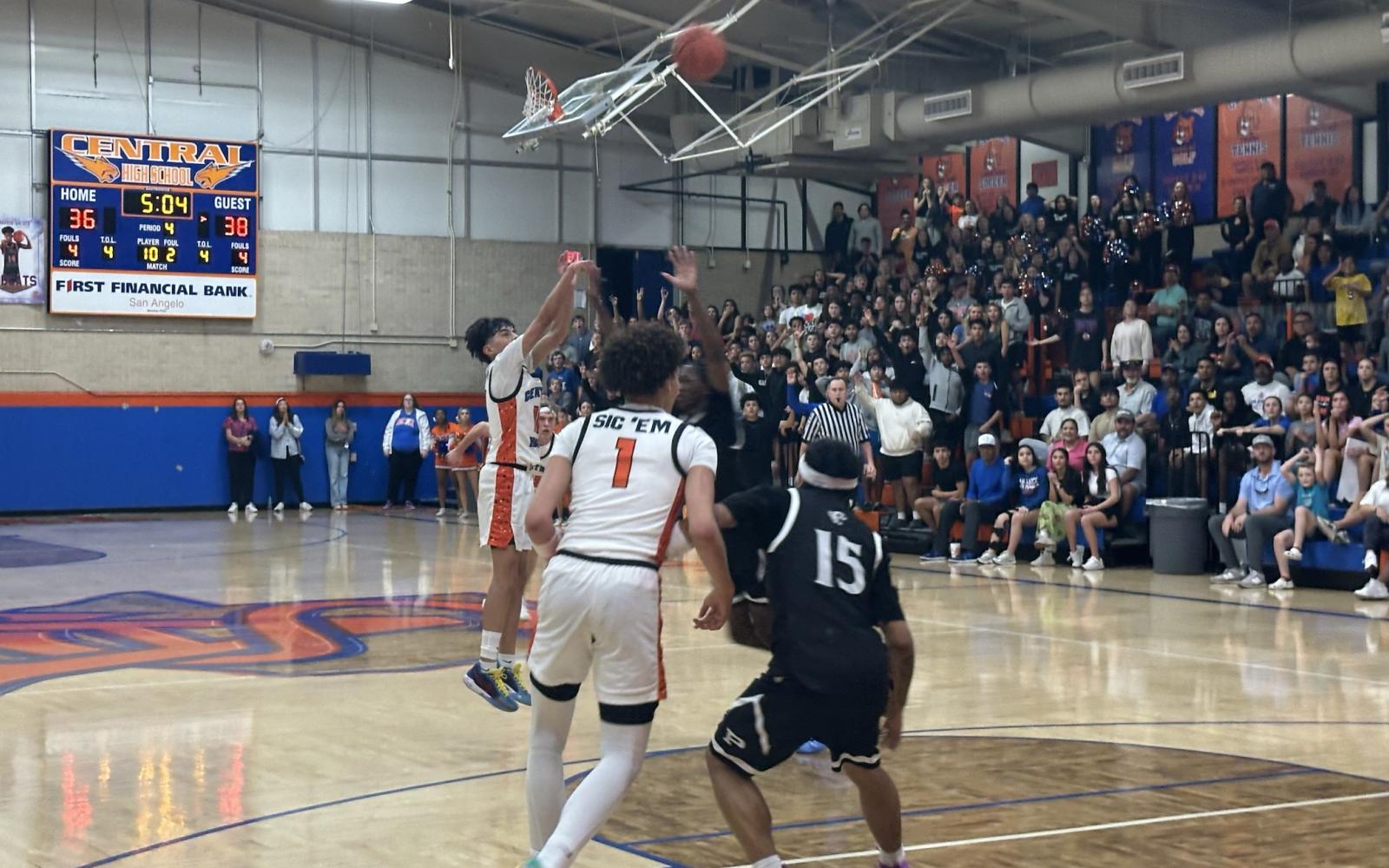 Central's Ean McNeil drains a 3-point shot against Permian