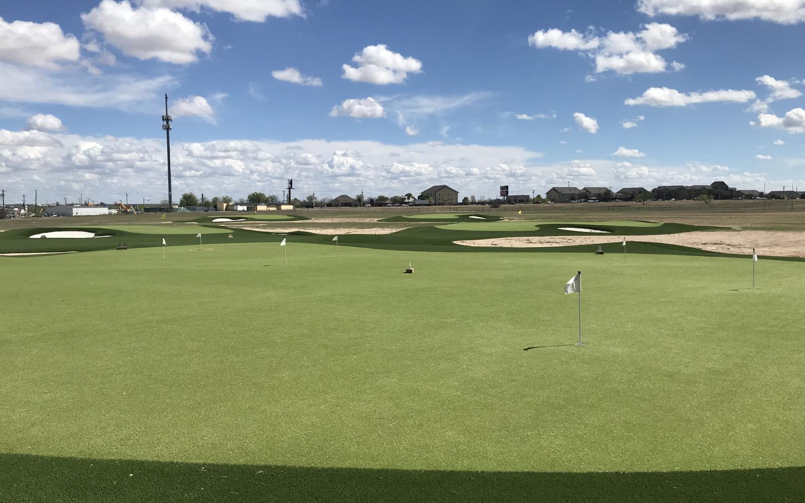 Angelo State University hosted a ribbon-cutting ceremony Friday, March 28, for its new $5.2 million golf complex.