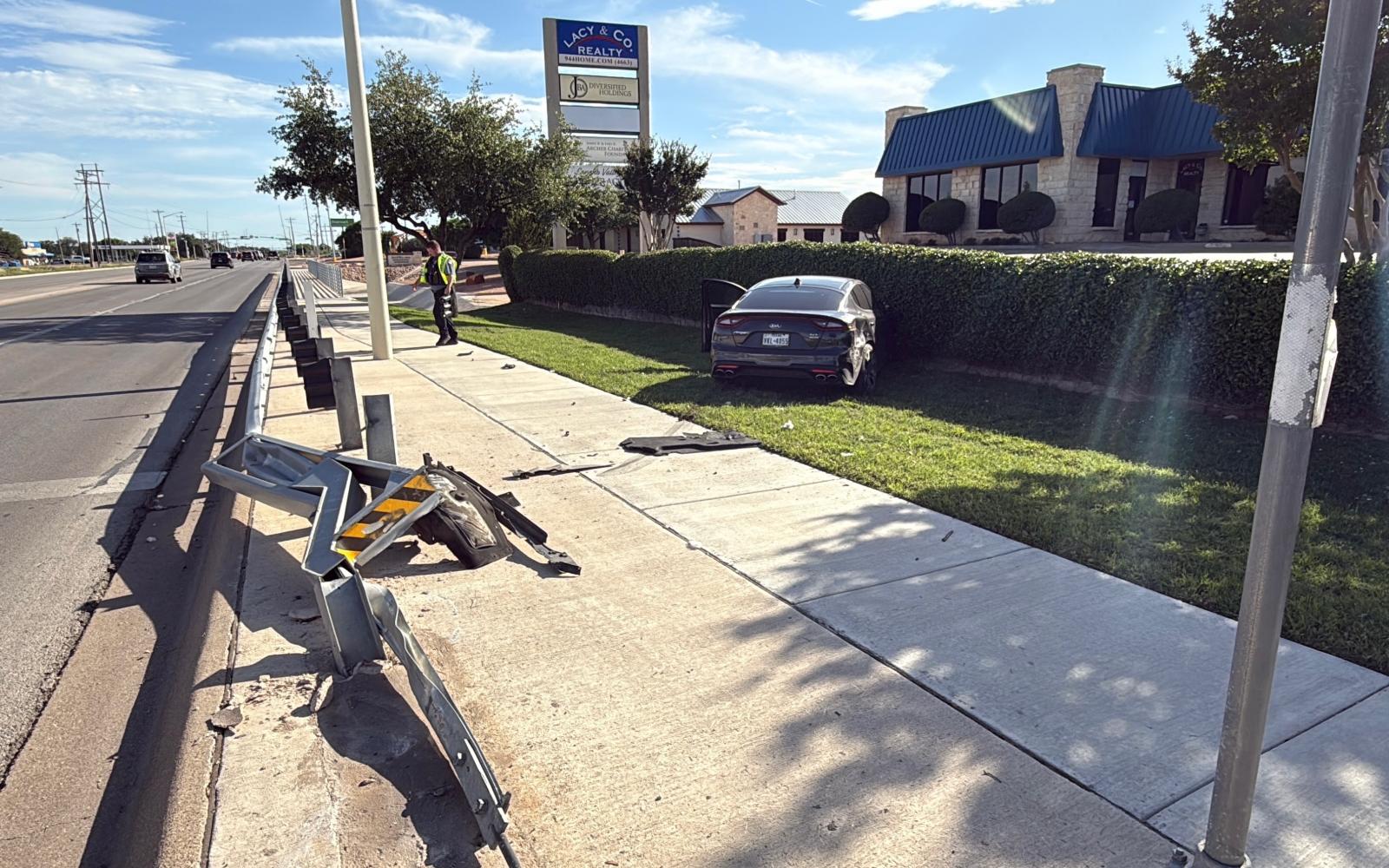 Hyundai SUV Crashes the Party, Parks Two Sedans on Front Lawns as Ornaments