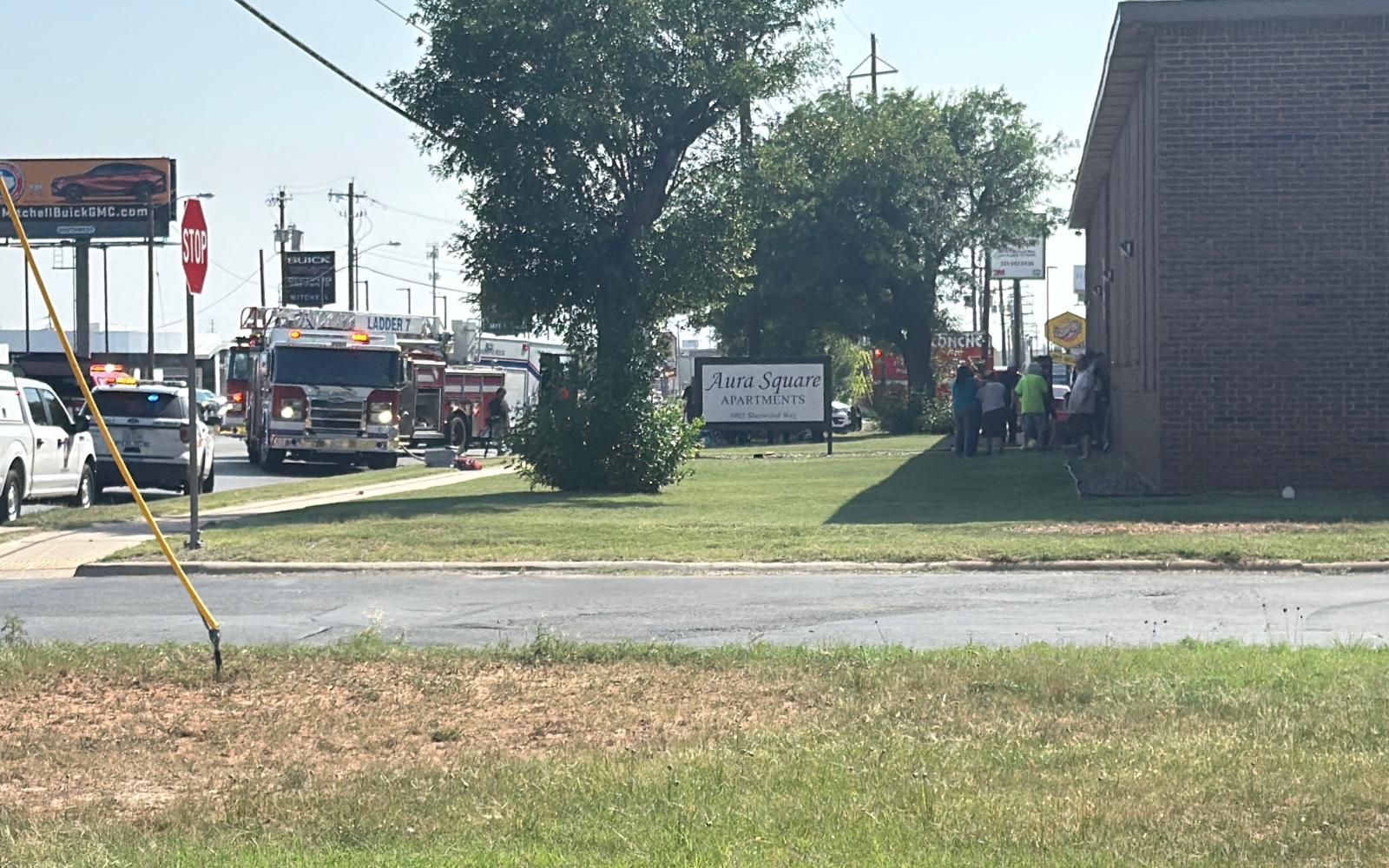 Apartment Erupts in Flames