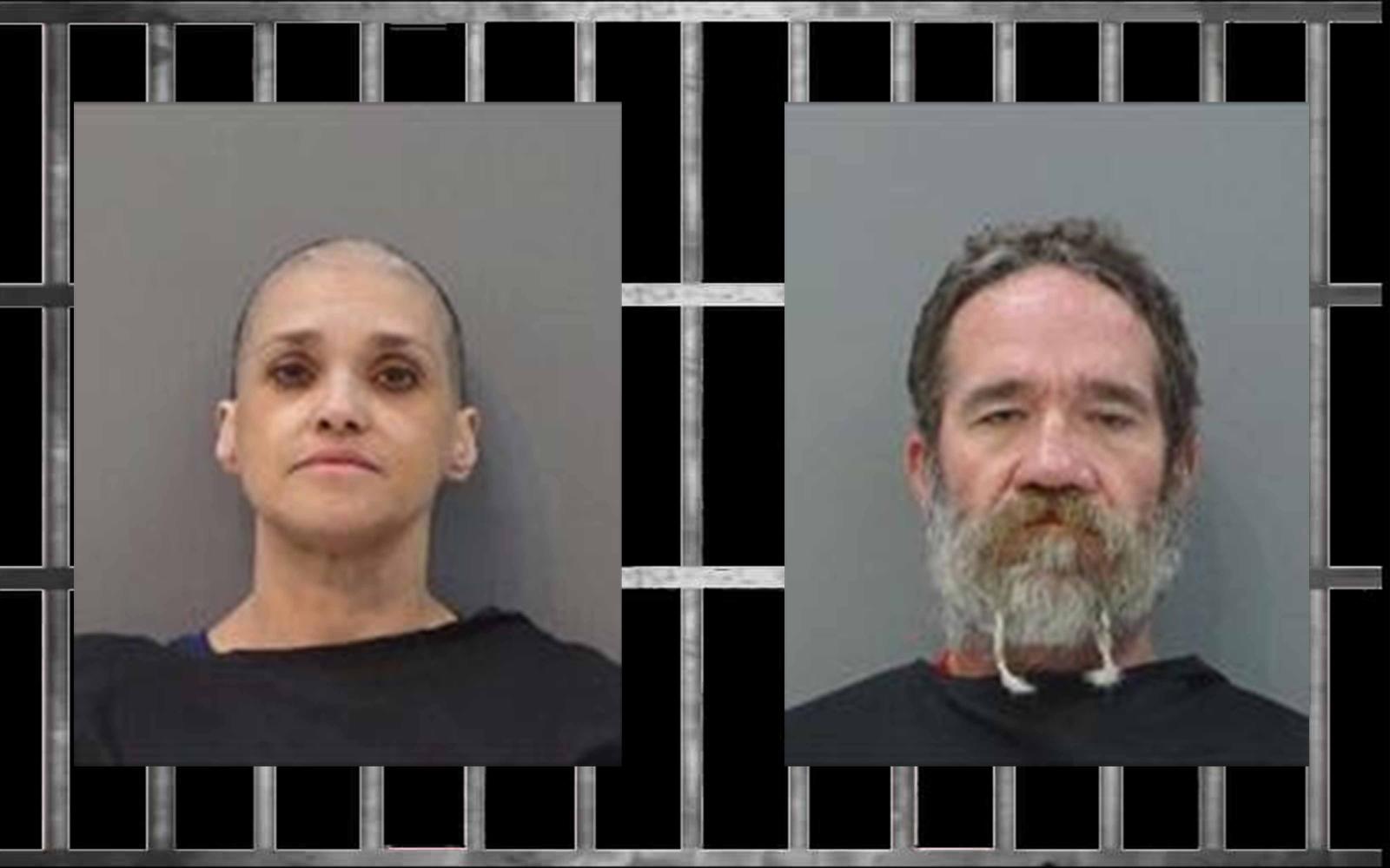 Cristina Santos (left) and Jeremy Thomas (right) were taken into custody by Coke County deputies on May 13, 2025, following a warrant operation that ended with Santos being located in a crawlspace beneath a residence.