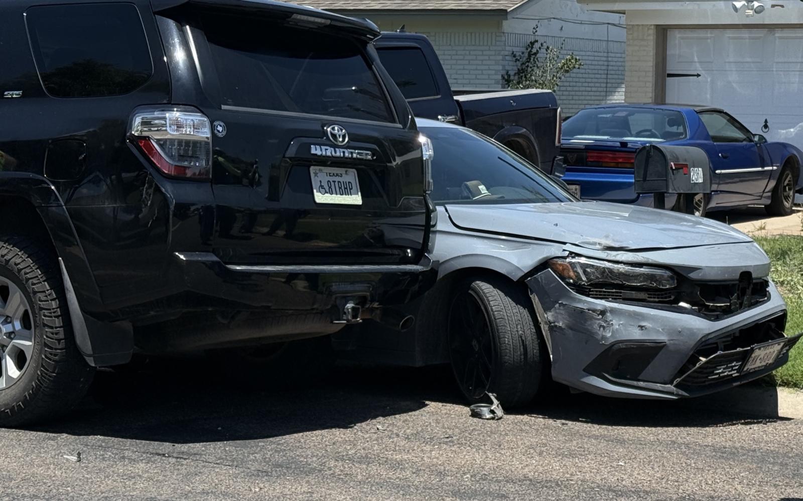 Crash at the 200 Block of Van Zandt St on Thursday, June 12